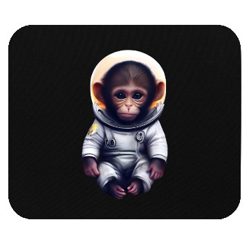 Discover Astronaut monkey Mouse Pads