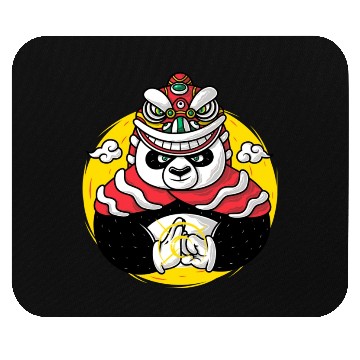 Discover Lion Dance Panda Mouse Pads
