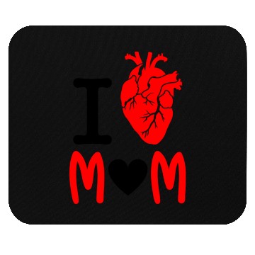 Discover i love mom Mouse Pads