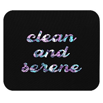 Discover Clean and Serene paisley Mouse Pads