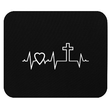 Discover Christian Cross I Love Jesus Easter Resurrection Mouse Pads