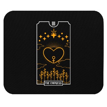 Discover Empress Black Tarot Card Occultism Devil Gothic Mouse Pads