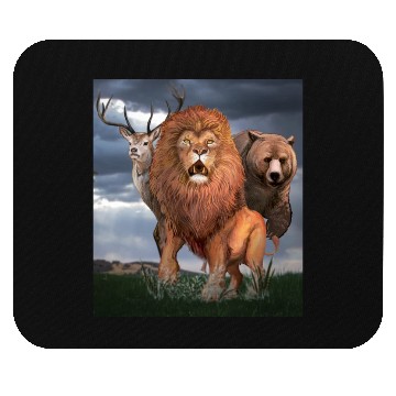 Discover Wild animals art Mouse Pads