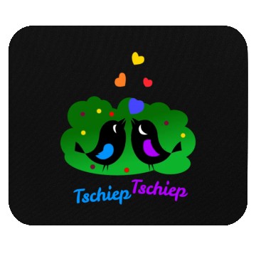 Discover bird couple Mouse Pads