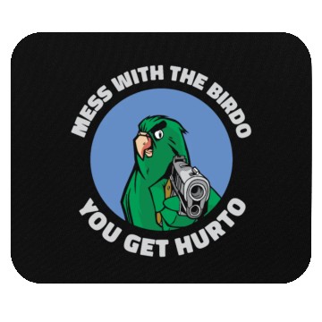 Discover Bird Cartoon Birdwatching Bird Owner Mouse Pads