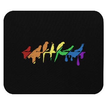 Discover Bird Cockatiel Birds FLower Birding Birdwatching Mouse Pads