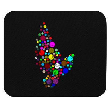 Discover Bird Colourful bird Mouse Pads