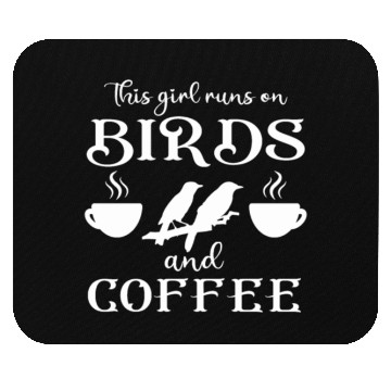 Discover Bird Coffee birding Mouse Pads