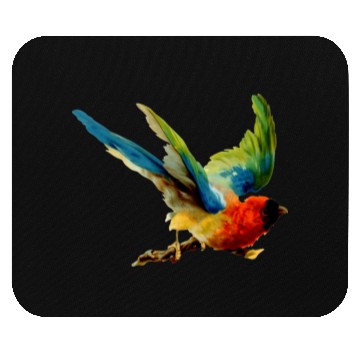 Discover bird colored Mouse Pads