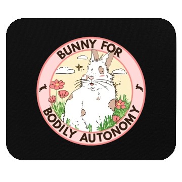 Discover Bunny For Bodily Autonomy Mouse Pads
