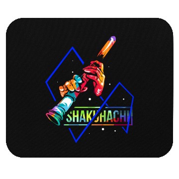 Discover Colorful Shakuhachi Japanese Bamboo Flute Mouse Pads