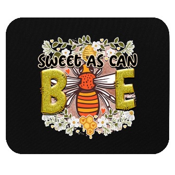 Discover Bee as sweet as can bee Mouse Pads