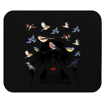 Discover Bird Lover Birdwatching Bird Whisperer Mouse Pads
