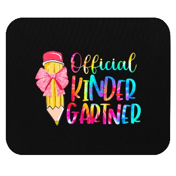 Discover Official Kindergartener Crayon Back to School Mouse Pads