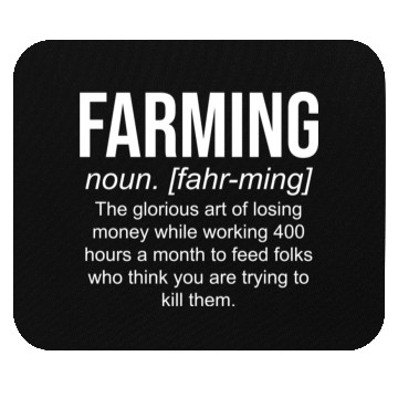 Discover Definition Agriculture Fun Farmer Mouse Pads