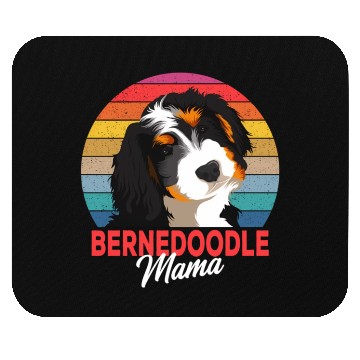 Discover Bernedoodle Mama Dog Mom Owner Mouse Pads