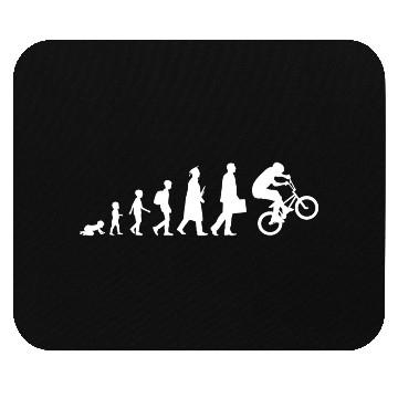 Discover Evolution of a BMX Cyclist Mouse Pads