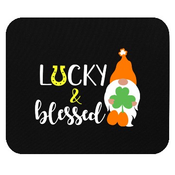 Discover Lucky And Blessed Mouse Pads