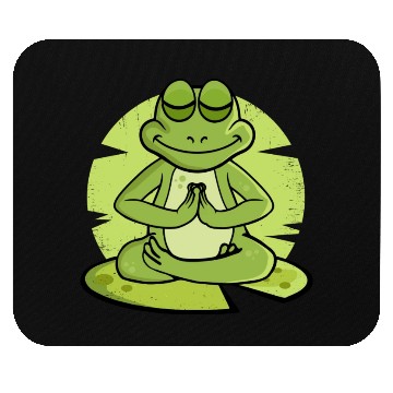 Discover Meditating Frog Lover Men Yoga Gift Women Mouse Pads