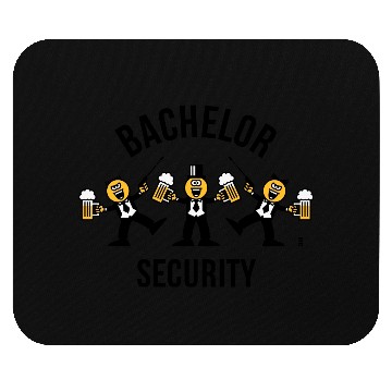 Discover Bachelor Security (Caricature / Dance / 3C / B) Mouse Pads
