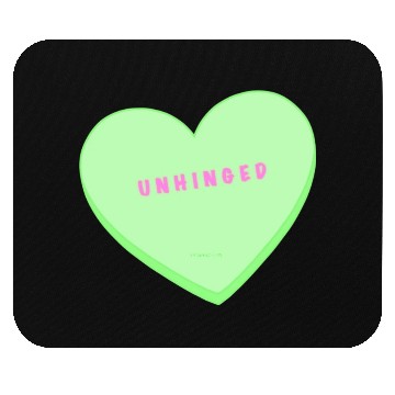 Discover unhinged conversation heart Mouse Pads