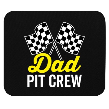Discover Dad Pit Crew For Racing Party Costume Mouse Pads