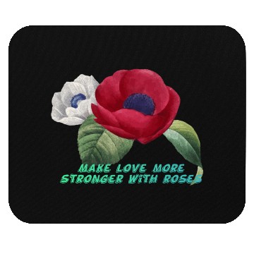 Discover Embracing Romance with the Rose Mouse Pads