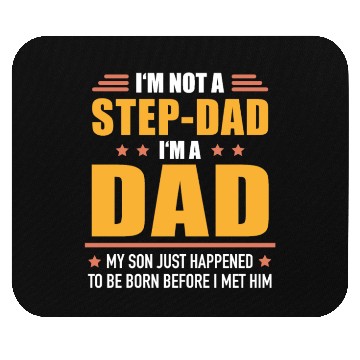 Discover Step-Dad Stepfathers Son Nursing Father Gift Mouse Pads
