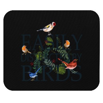 Discover Bird Lovers Gifts EASILY DISTRACTED BY BIRDS Mouse Pads