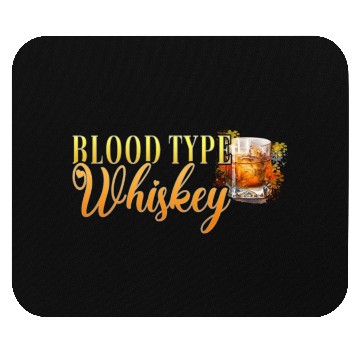 Discover Blood Type Whiskey Cocktail Bartender Mouse Pads