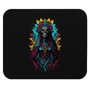 Discover Santa Muerte de Guadalupe Mouse Pads
