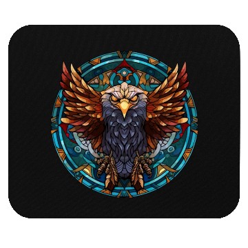 Discover Stained Glass Eagle (2 of 4) Mouse Pads