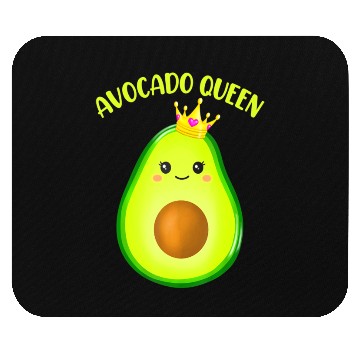 Discover Avocado Vegan Queen Tiara Crown Wos Mouse Pads