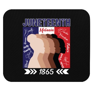 Discover Celebrating Juneteenth with Melanin Women Mouse Pads