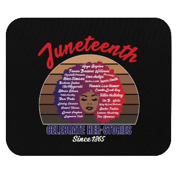 Discover Juneteenth and African American History Mouse Pads