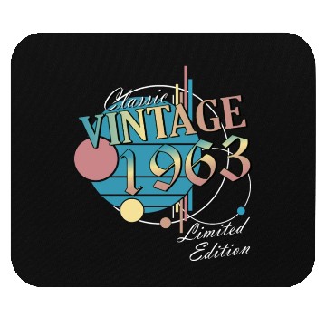 Discover 60th birthday 1963 60 er birthday Mouse Pads
