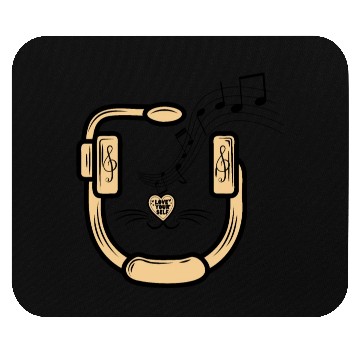 Discover Music And Cat Lover Graphic Mouse Pads