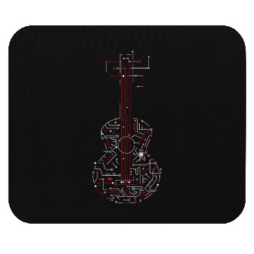 Discover Electrical network guitar 1 Mouse Pads