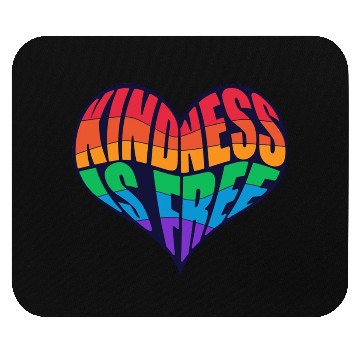 Discover kindness is free love Mouse Pads