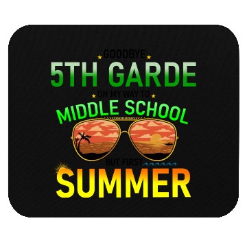 Discover Goodbye 5th Grade Graduation To 6th Grade Mouse Pads