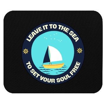 Discover Cool Sailing ocean Mouse Pads