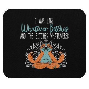 Discover Sloth Humor Sloth Yoga Mouse Pads