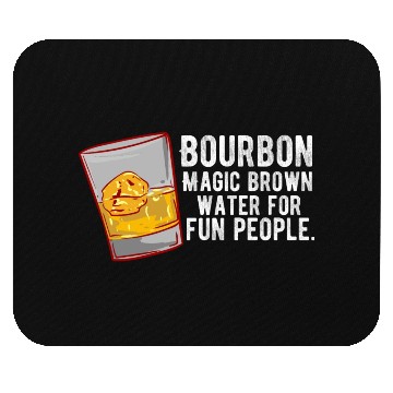 Discover Bourbon - Magic Brown Water Mouse Pads