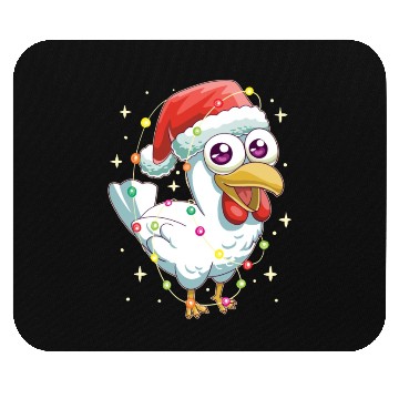 Discover Christmas Lights Chicken Santa Xmas Deer Magic Mouse Pads