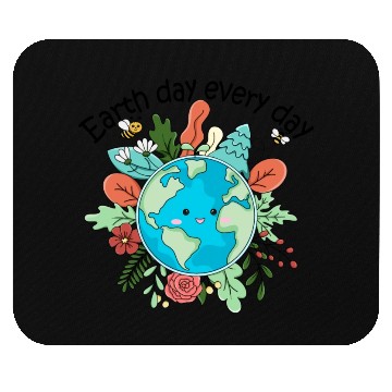 Discover Earth Day Every Day Save The Planet Nature Lovers Mouse Pads