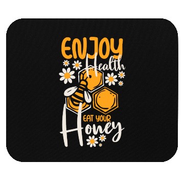 Discover Beekeeper Flower Mouse Pads
