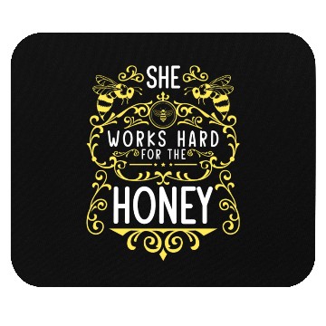 Discover Bee Honey Bee Animal Mouse Pads