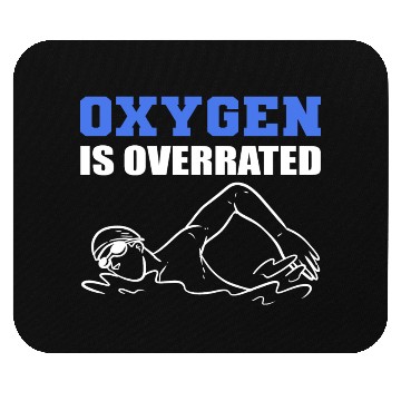 Discover Funny Swimming Pun Lifeguard Mouse Pads