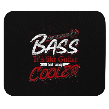 Discover Bass Guitar Player Bass Guitar Mouse Pads