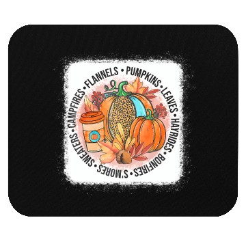 Discover It's Fall Y'all Happy Fall Vibes Autumn Leaves Mouse Pads